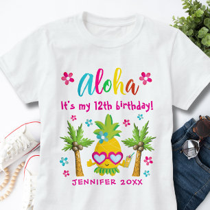 T-shirt Fun Tropical Anniversaire Luau