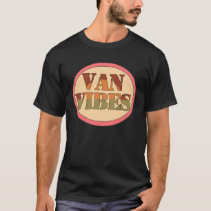 T-shirt Fun Van Vibes Retro Van Life Camper