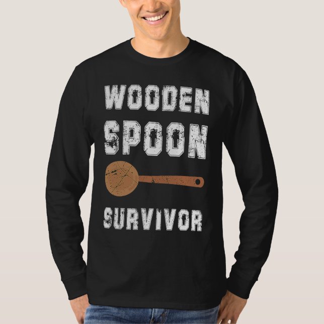 T-shirt Fun Wooden Spoon Survivor Fantastic (Devant)