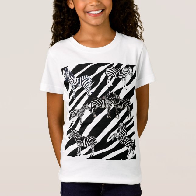 T-Shirt Fun Zebra Lover (Devant)