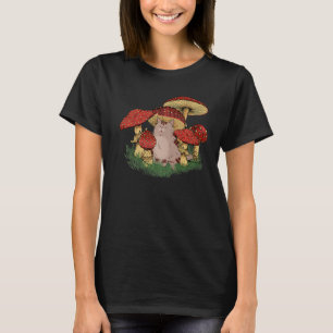 T-shirt Fungus Magie Psilocybin Champignons Chat Hippie
