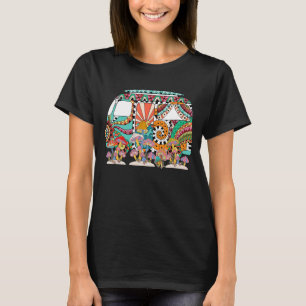 T-shirt Fungus Magie Psilocybin Champignons Hippie Vintage