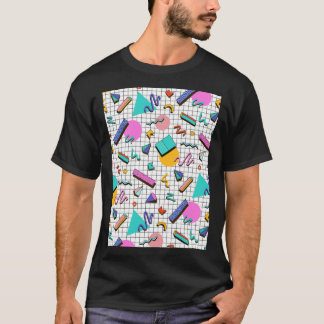 T-shirt Funky 80s eighties Memphis Pattern Design Classic 
