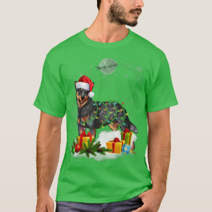 T-shirt Funky Australian Chien Chien Chien Chien de Noël L