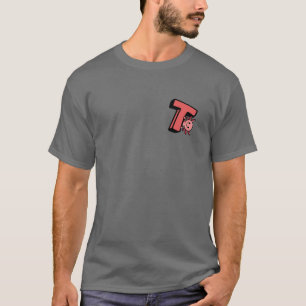 T-shirt Funky Axolotl Lettre salamandre T initiale