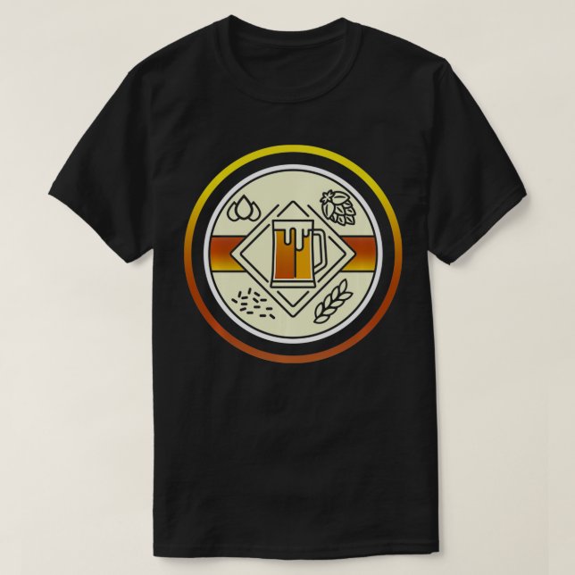 T-shirt Funky Beer Brewer Craft Homebrew IPA Lover gift Pu (Design devant)