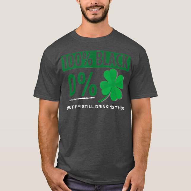 T-shirt Funky Black People Jour de la Saint Patrick irland (Devant)