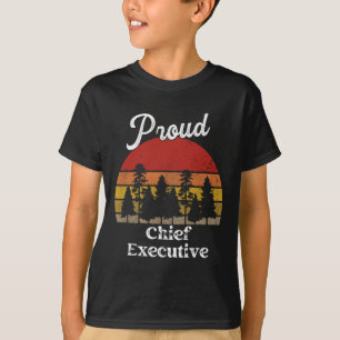 T-shirt Funky Chief Executive Shirts Job Title Professions