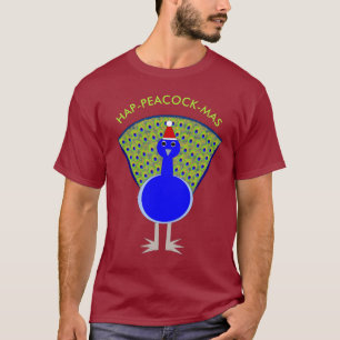 T-shirt Funky Christmas Peacock Custom