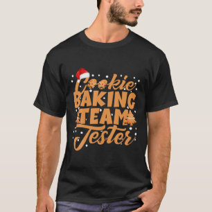 T-shirt Funky Cookie Baking Team Tester Gingerbread Christ