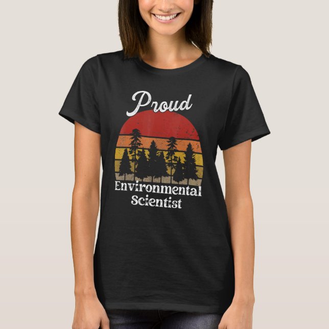T-shirt Funky De l'environnement Scientist Shirts Job Titl (Devant)