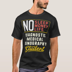 T-shirt Funky Diagnostic Médicale Sonographie Étudiant p