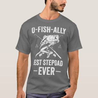 T-shirt Funky Fishing Stepdad Best Stepdad Ever Poisson