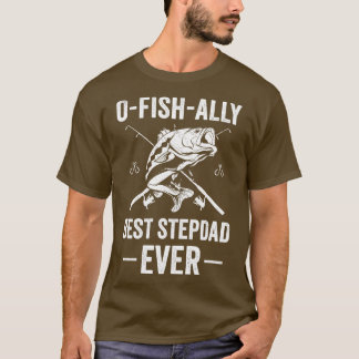 T-shirt Funky Fishing Stepdad Best Stepdad Ever Poisson
