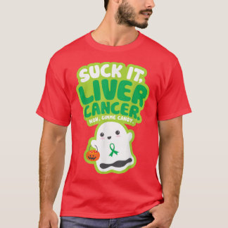T-shirt Funky It Liver Cancer Gimme Candy mignonne Ghost