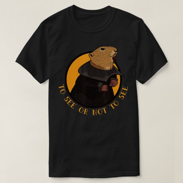 T-shirt Funky Jour de la marmotte William Shakespeare Homm (Design devant)