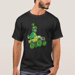 T-shirt Funky Jour de la Saint Patrick T Rex Dinosaur Mons