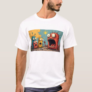 T-shirt Funky Kaiju Art de monstre d'Osaka Répandre la joi