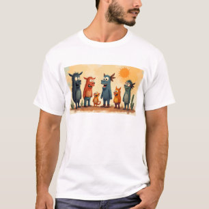 T-shirt Funky Kaiju : Art des monstres d'Osaka - Répandre 