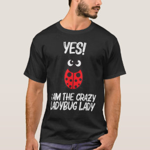 T-shirt Funky Ladybug Pour Les Femmes Maman Ladybird Beetl