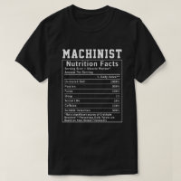 Funky Machinist Nutrition Facts Personnel employé