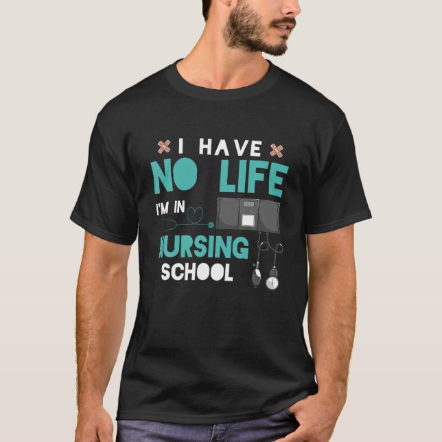 T-shirt Funky Médicale Hospital Stethoscope Soins de santé (Devant)