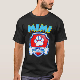 T-shirt Funky Mimi Patrol - Chien Maman Papa Pour Hommes F
