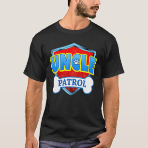 T-shirt Funky Oncle Patrol - Chien Maman, Papa For Men Fem