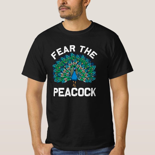T-shirt Funky Peacock Peur Le Peacock (Devant)
