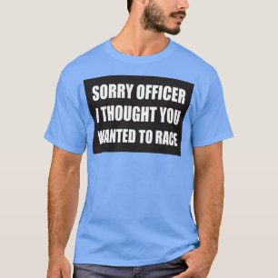 T-shirt Funky Police Agent Moto Cool Ou Funny Helm