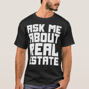 T-shirt Funky Realtor Agent Immobilier Me Demander À Propo