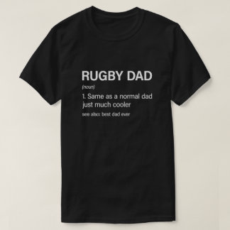 T-shirt Funky Rugby Papa Définition Rugby Lover