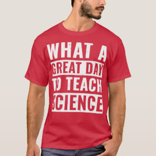 T-shirt Funky Science Enseignant Design pour les hommes En