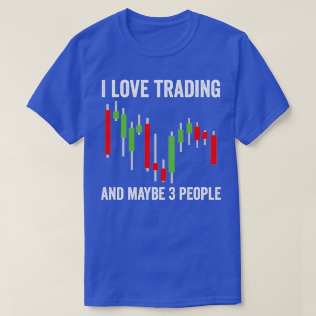 T-shirt Funky Stock Market Capitalism Jour Trader W (Design devant)