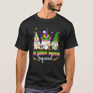 T-shirt Funky Trois Gnomes nordiques Équipe de travailleur