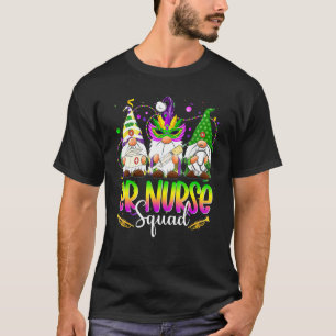 T-shirt Funky Trois Gnomes Nordiques Er Nurse Squad Mardi 