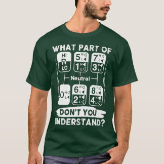T-shirt Funky Trucker Tee Gearshift Truck Driver Tee - shi