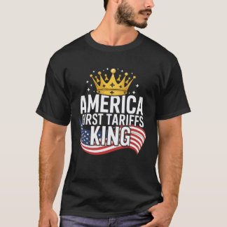 T-shirt Funky Trump Tarifs du marché du travail Stock tari