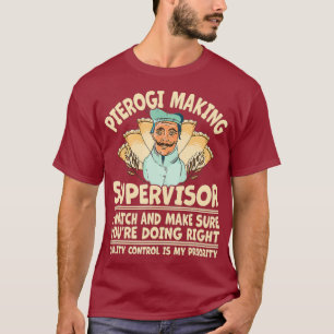 T-shirt Funky Ukrainien Polonais Pierogi en slave