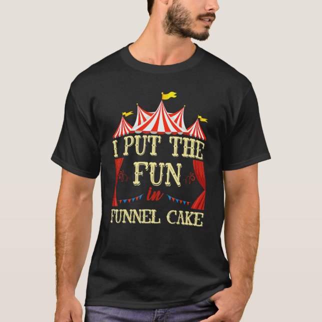 T-shirt Funnel Cake Circus Carnival Personnel (Devant)