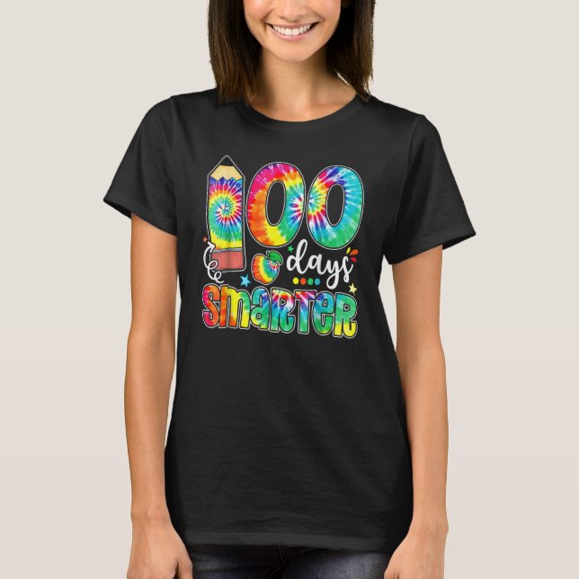 T-shirt Funny 100 Days Smarter Happy 100th Day Of School T (Devant)