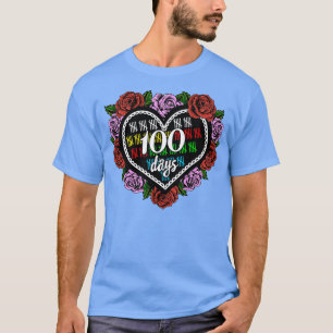 T-shirt Funny 100 Jours De Chemise Scolaire
