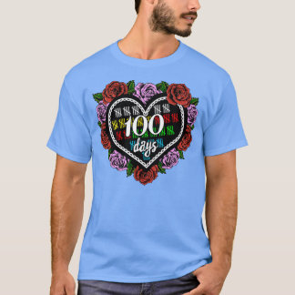 T-shirt Funny 100 Jours De Chemise Scolaire