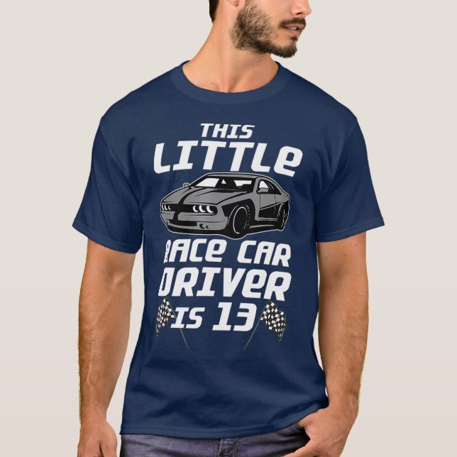T-shirt Funny 13e anniversaire Cadeaux Garçons 13 ans Race (Devant)