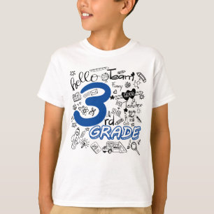 T-shirt Funny 3e année Retour à l'école Enfants et enseign