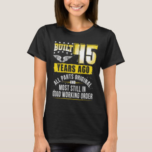 T-shirt Funny 45th Birthday Shirt B-Day Cadeau Dit Âge 45