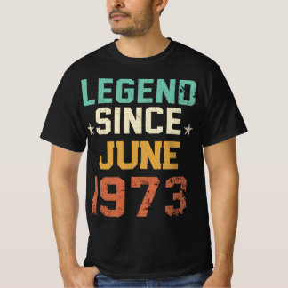 T-shirt Funny 50e anniversaire Turning 50 légende depuis 1