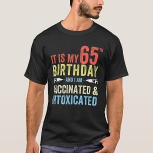 T-shirt Funny 65E Anniversaire Gag 2021 Quarantaine Annive