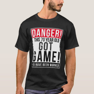 T-shirt Funny 70E Anniversaire Jeu T 70 Anniversaire Gi