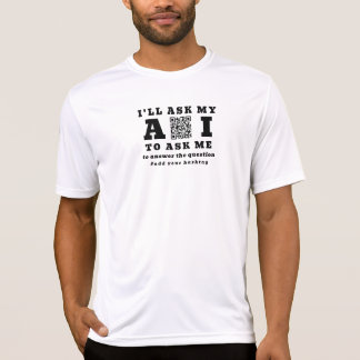 T-shirt Funny AI Startup Tech – 2 Code QR Marketing person